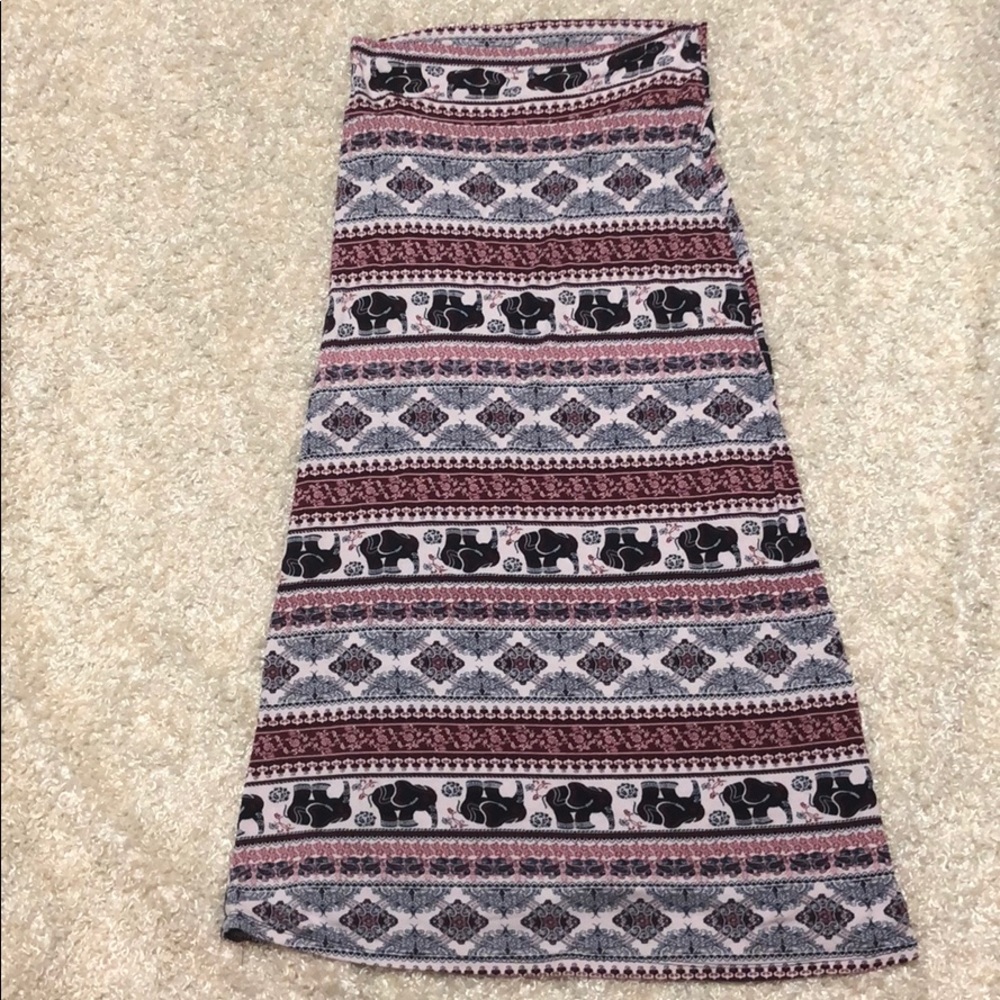 Women’s Elephant Maxi Skirt